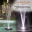 Fontaine flottante avec 48 lumières DEL changeantes