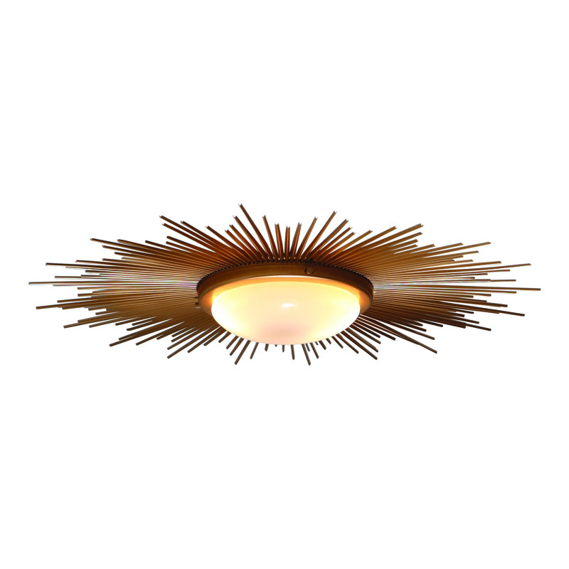 Sunburst 2-Light Fixture Flush Mount
