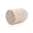 Faux Travertine MgO Patio Side Table, Sculptural Outdoor Accent Table-145109429-145109428