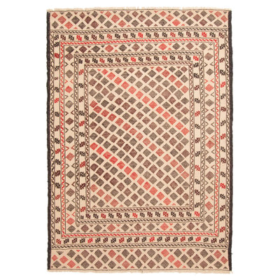 Brewton Cream Tapestry Kilim 4'6" x 6'3"