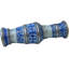 Vase de table intérieur / extérieur bleu / blanc / argent 14 po