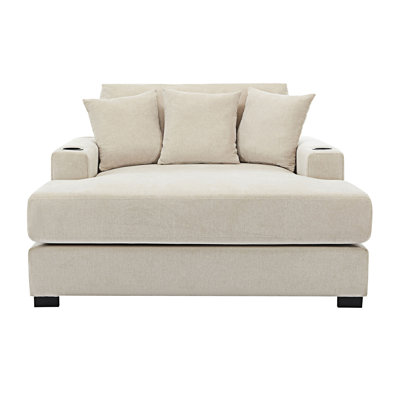 Chaise Lounger Sofa Couch With Pillows