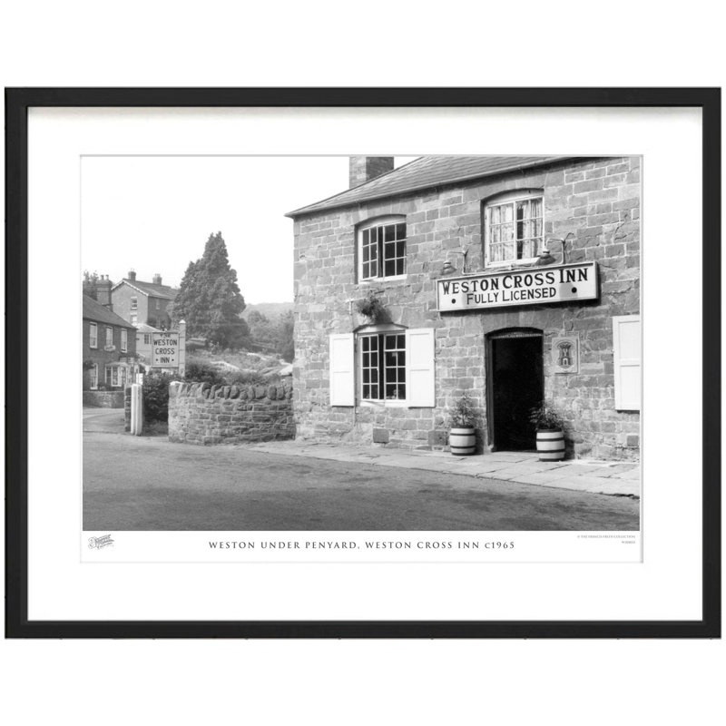 Weston Under Penyard, Weston Cross Inn C1965 by Francis Frith - Single Picture Frame Print, 60cm H x 80cm W x 2.3cm D