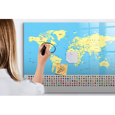 Magnetic Glass Dry Erase Board