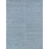 Borelli Wool Area Rug in Light Blue