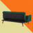 Arnbert 75.39'' Upholstered Convertible Sofa-1681329169