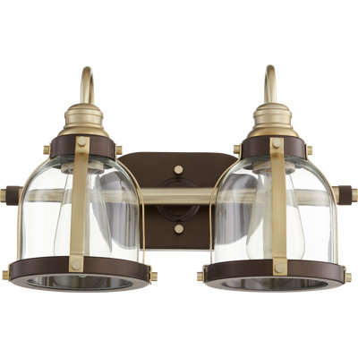 Éclairage pour meuble-lavabo à 2 lumières à intensité réglable Dishman