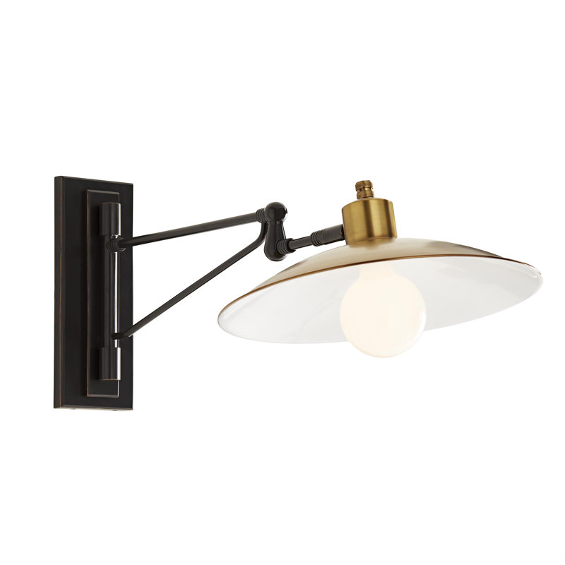 Nox 1 - Light Swing Arm, Antique Brass/Black