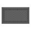 Ensemble de salle à manger 5 pièces en aluminium coulé résistant aux intempéries, comprenant 4 chaises pivotantes et une table rectangulaire avec cadre noir-497806542