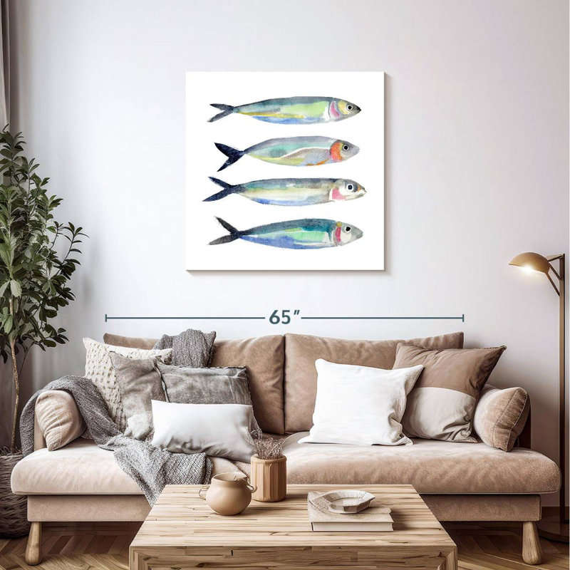 Brampt Sardine Team I, 36" H x 36" W