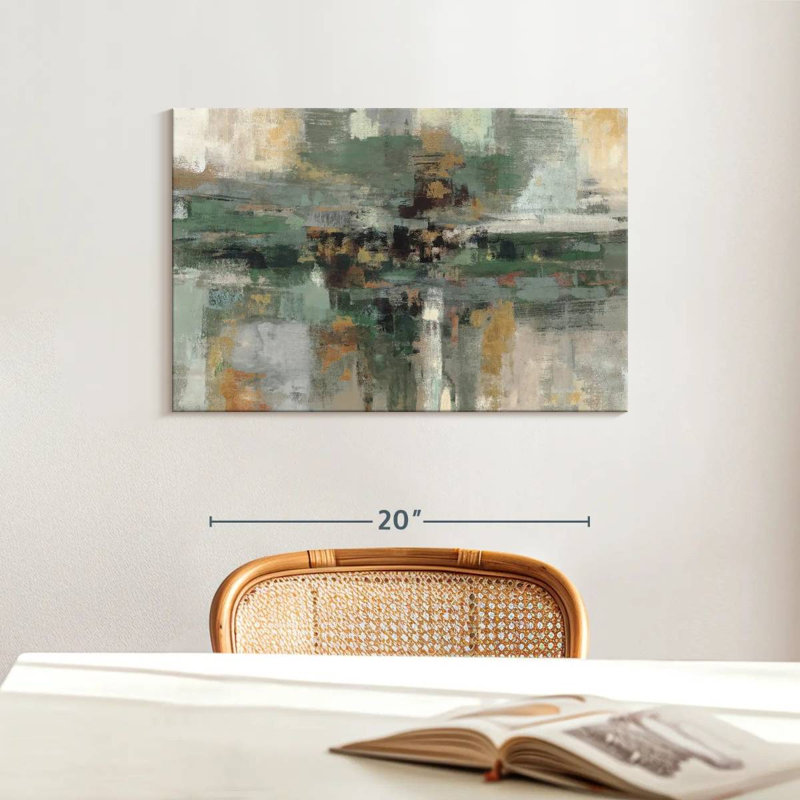 Sur toile, H 24 po x l 16 po x P 1,25 po