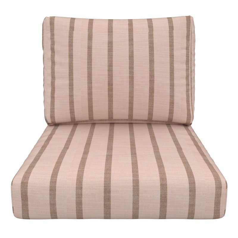 Sunbrella Outdoor Lounge Chair Cushion, Unwind Cameo