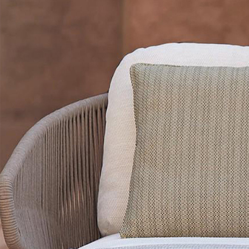Chaise longue d'extérieur en tissu Durable