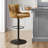 Moritz Genuine Leather Swivel Adjustable Height Stool-1857034188