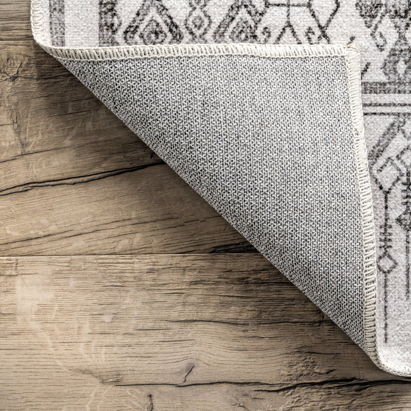 Tapis lavable à la machine Hettie, Tapis de couloir 2 pi 6 po x 8 pi