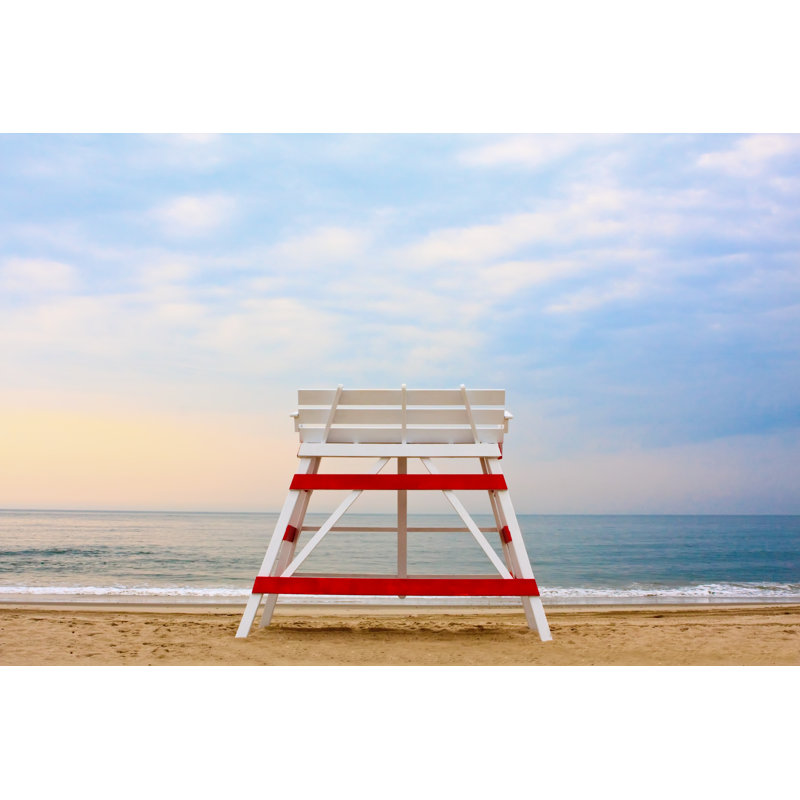 Lifeguard Chair by JasonPaluck - Wrapped Canvas Print, 30cm H x 46cm W x 3.8cm D