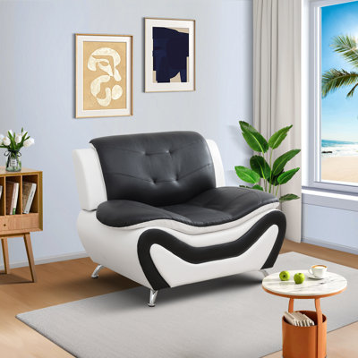 Chaise de salon rembourrée