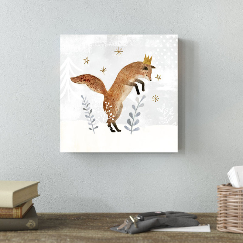 «Woodland Celebration II» par Victoria Borges - impression sur toile tendue, H 12 po x l 12 po