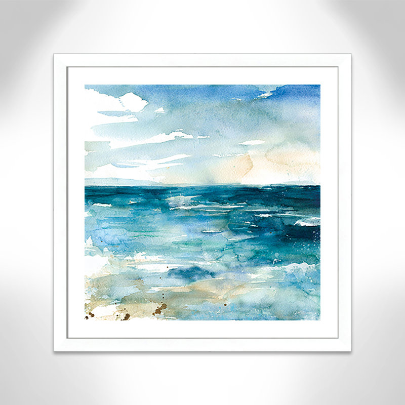 Aunson 'Ocean Break II' Framed Print