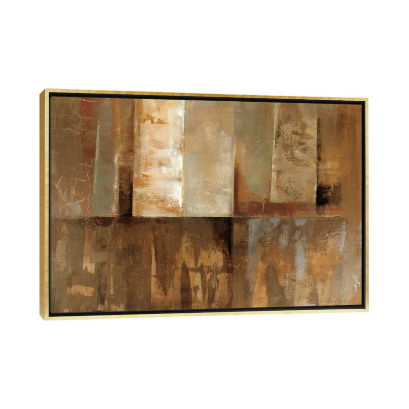 Aspen par Silvia Vassileva - reproduction d'art, H 18 po x l 26 po x P 1,5 po, Toile encadrée d'or, Aucun mat