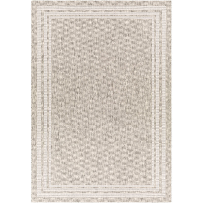 Tapis d'intérieur / extérieur à tissage mécanique Nola, Rectangle 2 pi x 2 pi 11 po