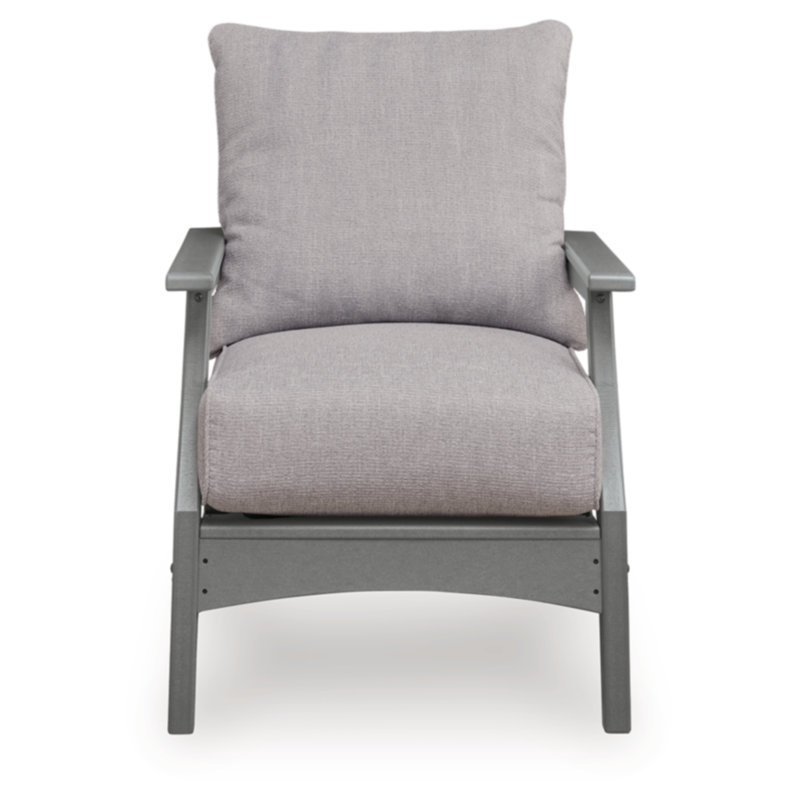 Chaise longue d'extérieur avec coussin Anieya
