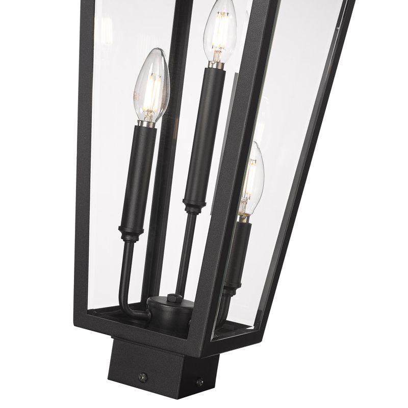 Luminaire d'extérieur 3 lumières Barling, H 25,25 po x l 10 po x P 10 po