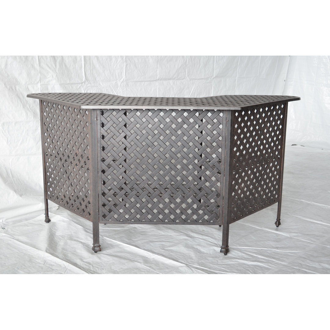 Nola Metal Bar Table Darby Home Co