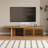 Modern TV Stand Entertainment Center with Storage Space Minimalist TV Stand for Living Room/Bedroom - Wood Finish (Expandable for 78.7-110 Inch TVs)-873165859-877706485