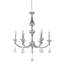 Lustre en chrome 6 lumières avec cristaux transparents Jaquon-2063869728-2063869729
