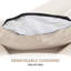  Causeuse rembourrée en velours 60 po Mid Century-362177947