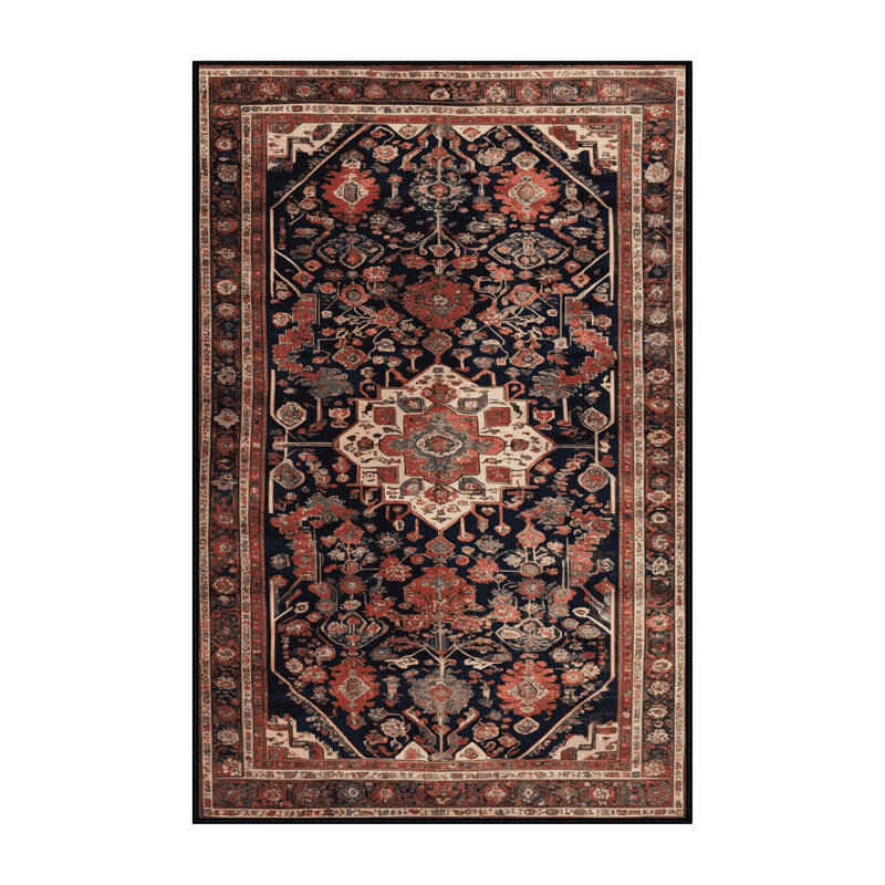 Tapis brun lavable à la machine, Tapis de couloir 2 pi x 4 pi