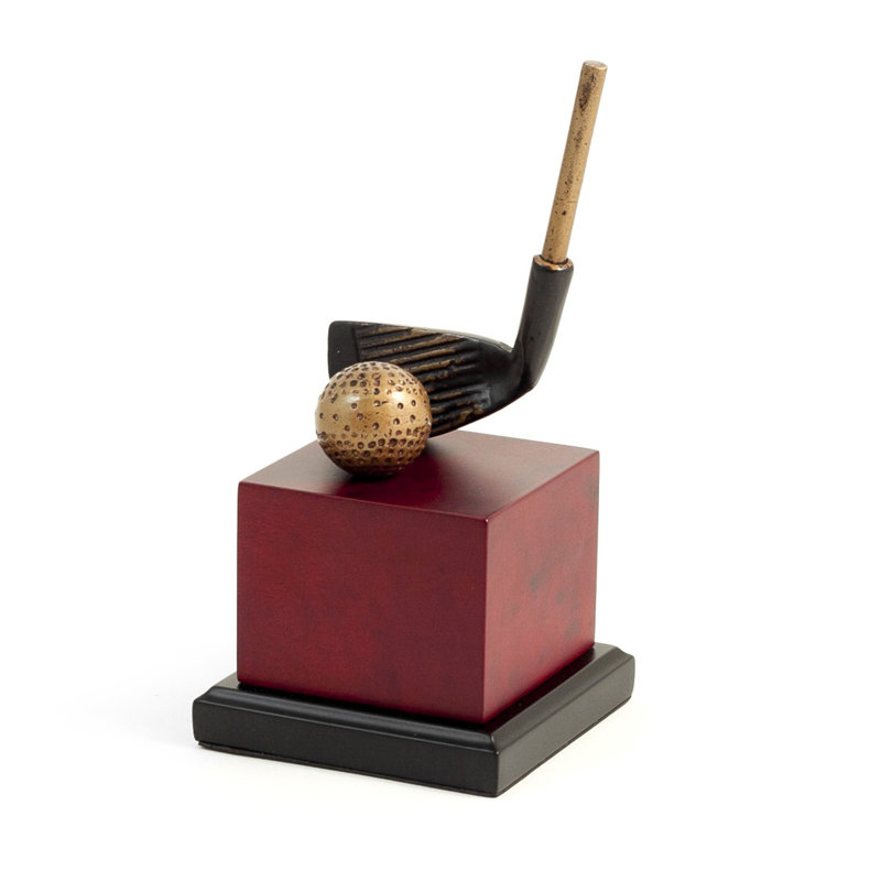 Ballesteros Sport Figurine / Sculpture Decorative Object, 9" H x 4.25" W x 4.25" D