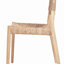 Chaise en jacinthe d'eau tissée Seagrove et bois d'hévéa