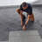 EasyTile 12 Pack Interlocking PVC Modular Tiles w/ Drainage, 18x18 Inches, Gray-126358400