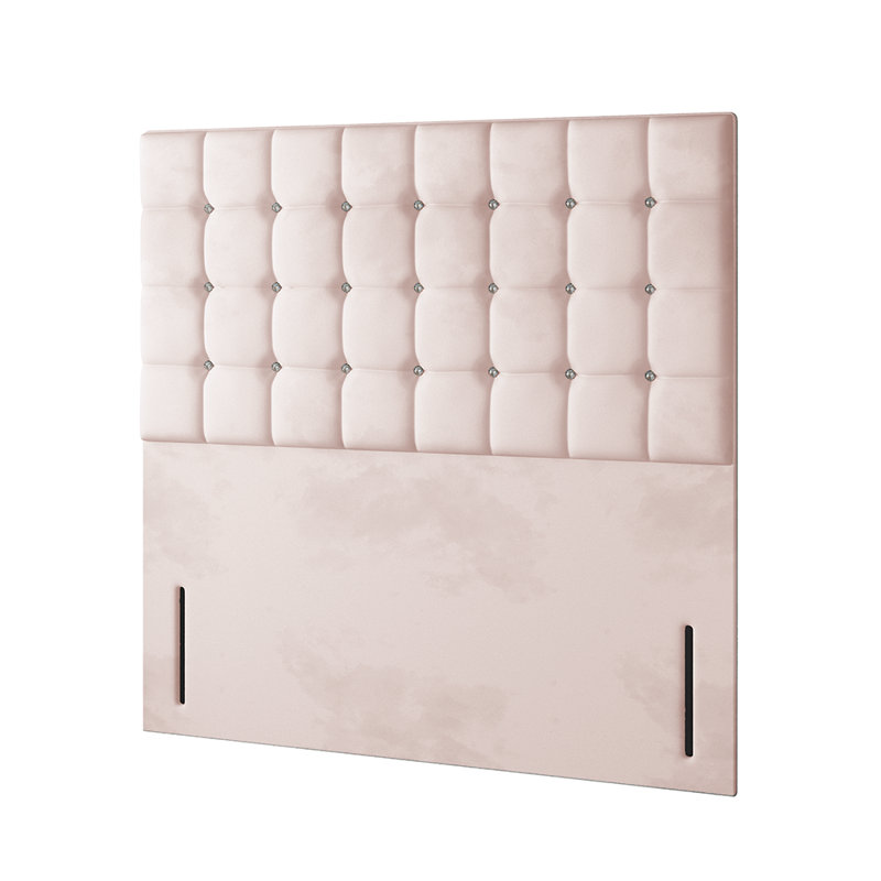 Galarza Divan Bed Base, Small Double (4'), Pink, 4 Drawers