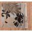 Tapis floral gris clair / brun foncé Shaver-1595211736