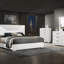 Pierce High Gloss 2-Drawer Nightstand Bedside Table