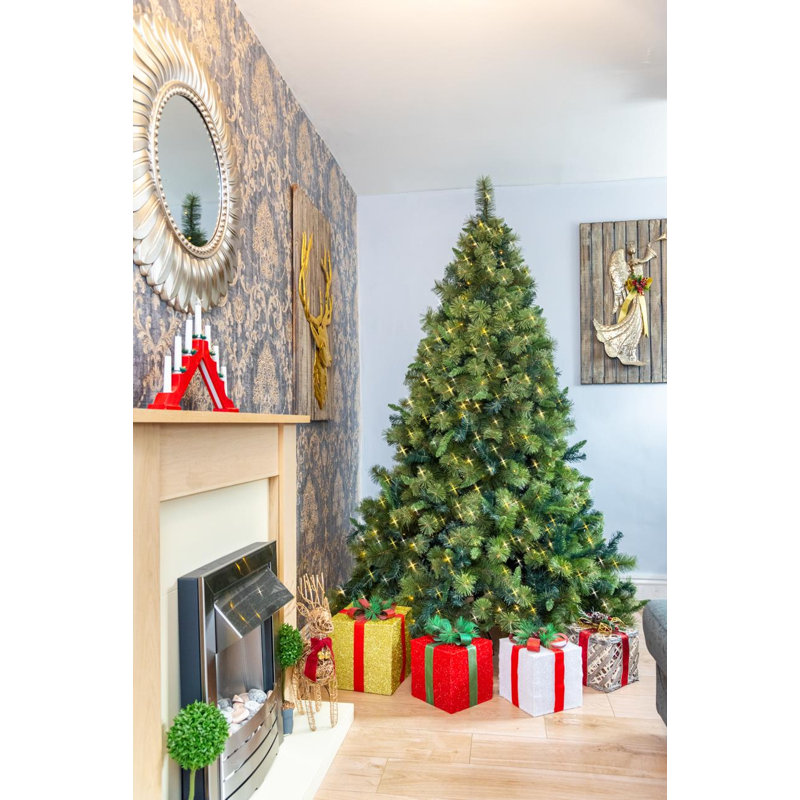 Lighted Artificial Christmas Tree, 4 ft.