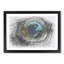 Delicate Peacock Feather in Abstract - Picture Frame Graphic Art Print-55740388-55740389