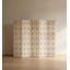 Écran de chambre pliable en cèdre crème-1001831879-1001831876