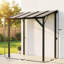 Outdoor Canopy Shelter,Hardtop Grill Gazebo,Lean-to BBQ Shelter