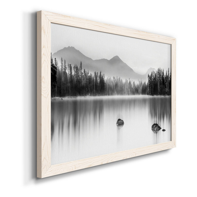Mountain Reflection - Photographie de cadre photo sur toile, H 24 po x l 18 po x P 1,5 po, Blanc