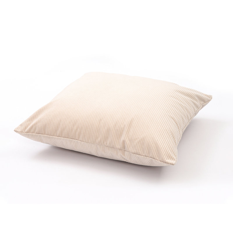 Insert de housse de coussin carré texturé Corda, Crème