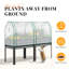 Metal Elevated Planter-604930098