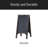 19.7X15.7X25.2" Blackboard Stand