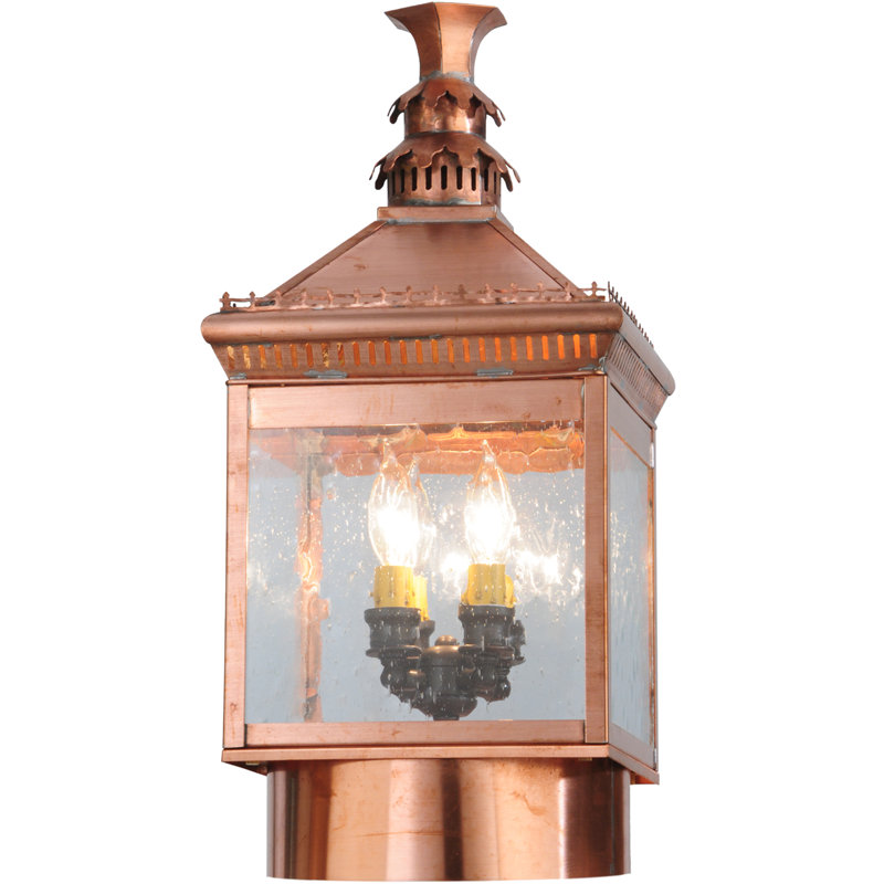 Rustic Lodge 4 - Light Lantern Head
