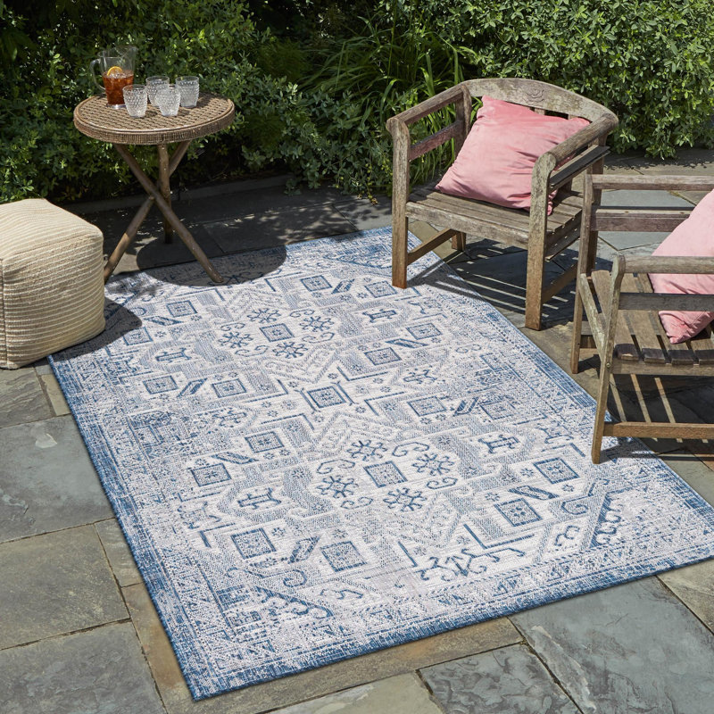 Tapis d'extérieur couleur ivoire, Rectangle 6 pi x 9 pi