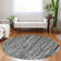 Premium Machine Washable Prisco Black Rug