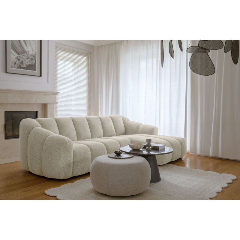 Shell Corner Sofa , Beige, 4, Right Hand Facing